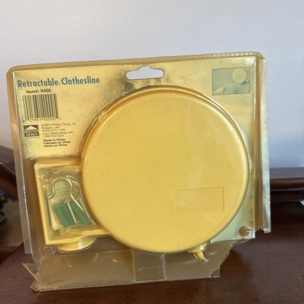 New Sunline 40' Retractable Clothesline Reel Model R400 Indoor Outdoor Sealed